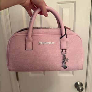 Juicy Couture Light Pink Embossed Satchel